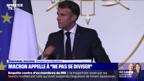 Guerre en Ukraine: Emmanuel Macron appelle "l'Europe à ne pas se diviser"