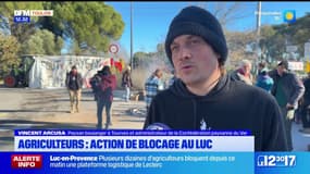 Colère des agriculteurs: une action de blocage menée au Luc