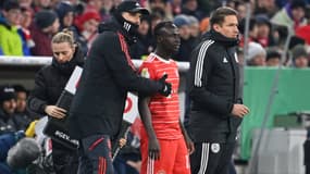 Thomas Tuchel et Sadio Mané avec le Bayern Munich, le 4 avril 2023.