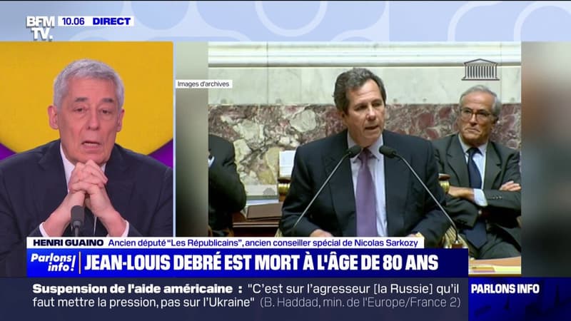 Mort de Jean-Louis Debré: Henri Guaino (ancien député LR) loue 