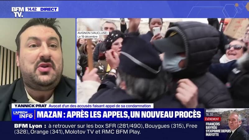 Procès des viols de Mazan: oui il y a un risque d'aggravation de la peine, réagit Yannick Prat avocat d'un des accusés faisant appel, sur la présence d'un jury populaire