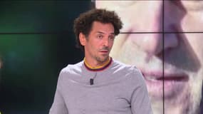 L'acteur Tomer Sisley le 11 octobre 2023 sur le plateau de BFMTV