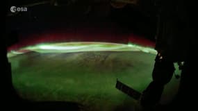 Ces aurores australes ont illuminé la journée d’un astronaute de l’ISS