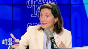 Amélie Oudéa-Castéra le 13 septembre 2025 sur RMC
