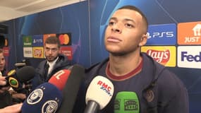 Kylian Mbappé après Milan-PSG le 7 novembre 2023