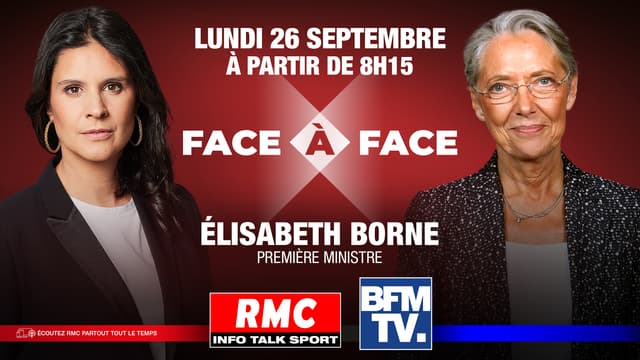 Elisabeth Borne sur RMC-BFMTV le 26 septembre
