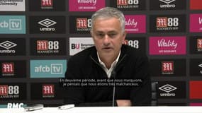 Mourinho : "Nous avons été très chanceux en première période"