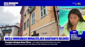 Nice: deux immeubles menacés de s'effondrer, les habitants évacués et relogés