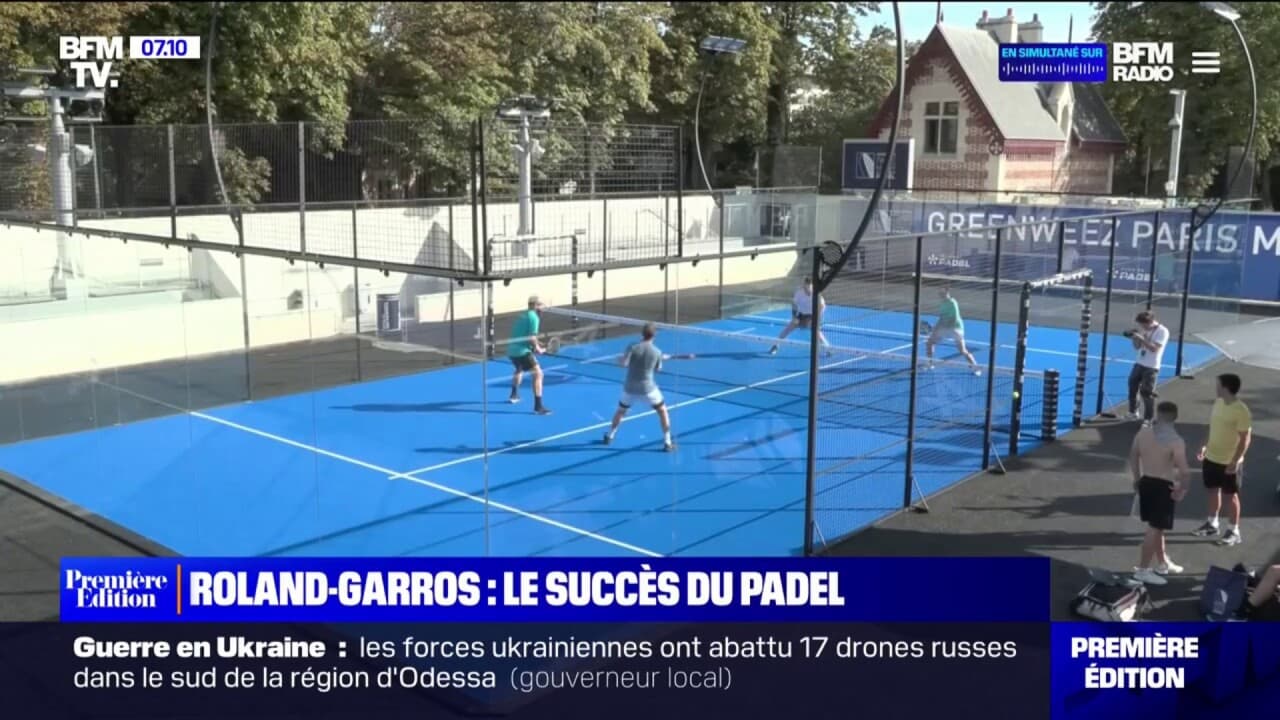 Le succès du padel à Roland Garros