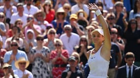 Elena Rybakina à Wimbledon.
