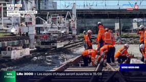 Lille: la gare en arrêt total jusqu'à lundi après-midi en raison de travaux