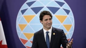 Le Premier ministre canadien Justin Trudeau au sommet de l'Apec, le 19 novembre 2015 à Manille, aux Philippines