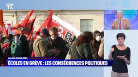 Écoles en grève : les conséquences politiques - 13/01