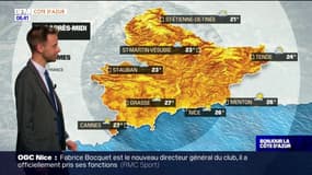 Météo Côte d'Azur: un ciel à moitié ensoleillé avant l'arrivée de la pluie dans l'après-midi, 27°C à Cannes 