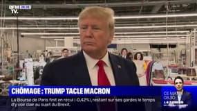 "Peut-être que nous avons un meilleur président..." Donald Trump tacle Emmanuel Macron sur les chiffres du chômage en France