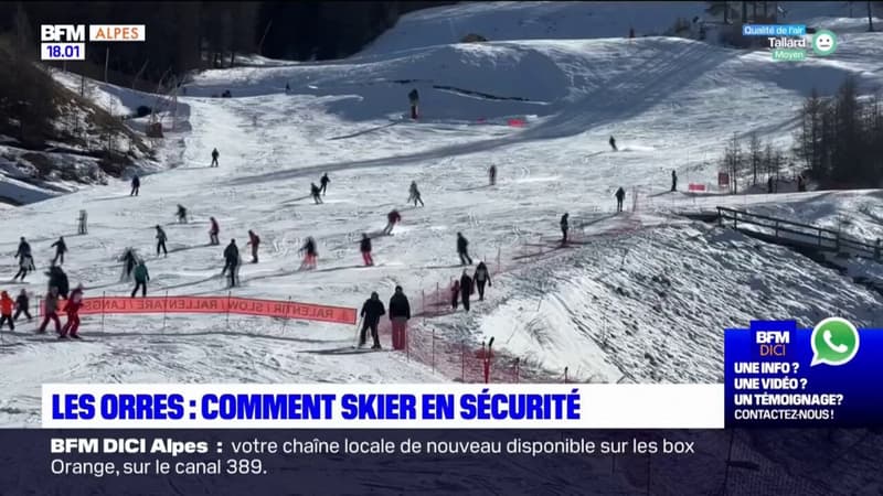 Les Orres: en pleine saison, les bons gestes pour skier en sécurité