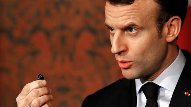 Le président de la République Emmanuel Macron.