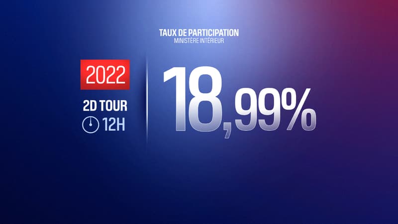 Législatives 2022: la participation atteint 18,99% à 12h au second tour
