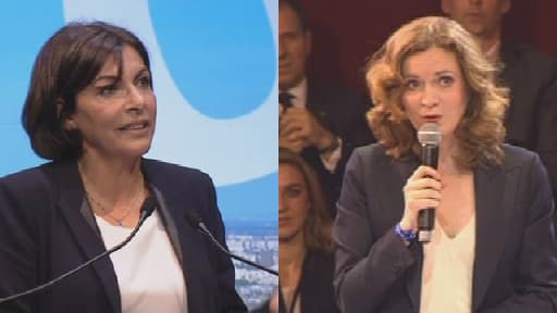 Les deux candidates ont tenu des meetings au même endroit à une semaine d'intevalle.
