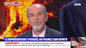Opération "déluge d'Al-Aqsa" du Hamas: "Il y a dû avoir une défaillance au niveau du renseignement", affirme Raphaël Morav, chargé d'affaires d'Israël en France