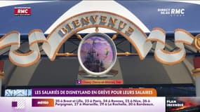 Les salariés de Disneyland en grève pour leurs salaires 