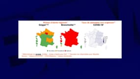 Les indicateurs de la grippe, bronchiolite et Covid-19 le 4 décembre 2024