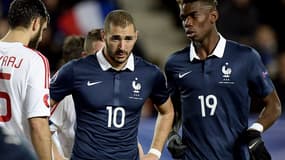 Karim Benzema et Paul Pogba