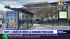 RATP: deux nouvelles journées de grève la semaine prochaine