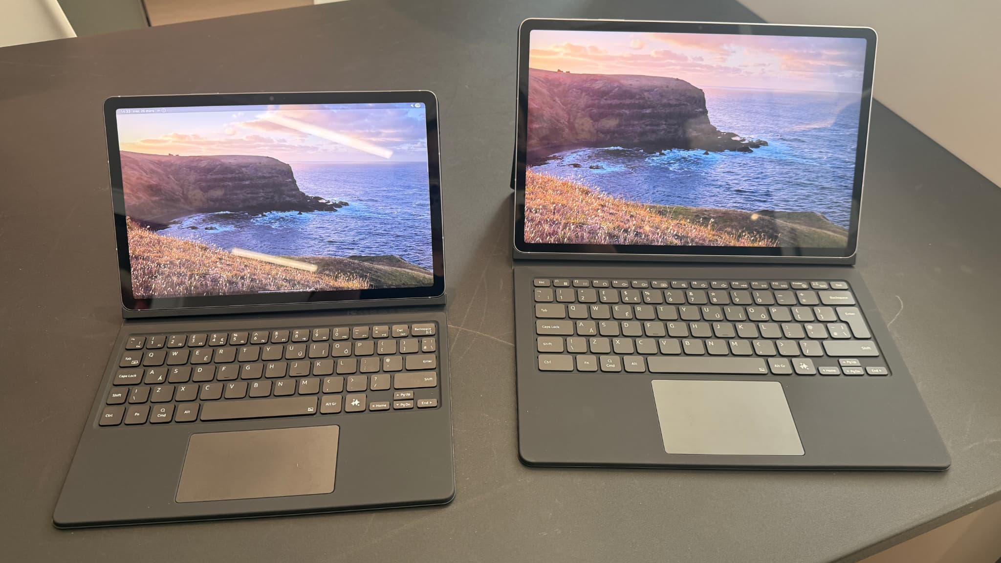 Les tablettes Samsung Galaxy Tab S10 FE et FE+ avec leurs coques claviers