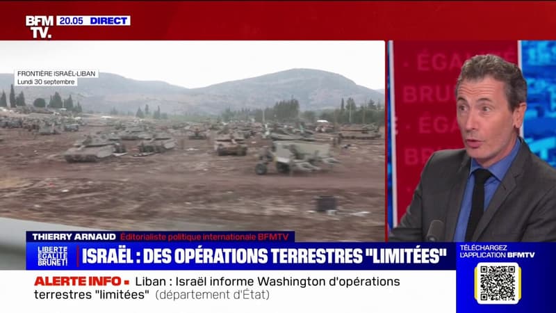 Israël a informé les États-Unis d'opérations terrestres 