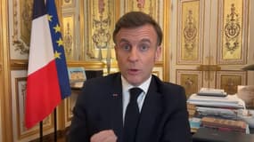 Emmanuel Macron le 20 février 2025.