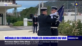 Médaille du courage pour les gendarmes du Var