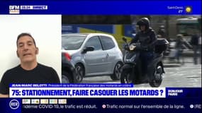 Stationnement payant des deux-roues motorisés à Paris: "C'est pas normal", juge le président de la Fédération française des motards en colère