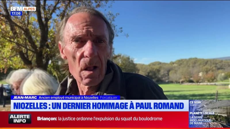 Alpes-de-Haute-Provence: la commune de Niozelles rend un dernier hommage à Paul Romand