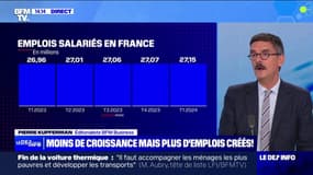En France, 185.700 emplois ont été créés au premier trimestre 2024 selon l'Insee, un record