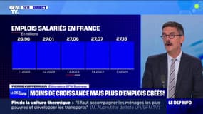 En France, 185.700 emplois ont été créés au premier trimestre 2024 selon l'Insee, un record