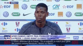 Pogba sur la célébration d'Umtiti : 'Il est bizarre parfois"