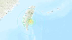 Un séisme de magnitude 6,6 a frappé samedi au large de la côte est de Taïwan, selon l'Institut américain d'études géologiques (USGC).
