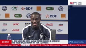 Pour sa 1ère conf de presse en Bleu, Ferland Mendy a été déstabilisé par une question d'un journaliste !