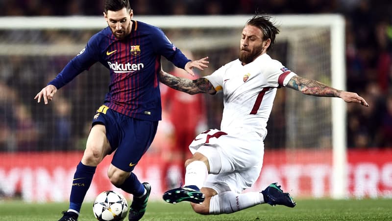 Messi face à De Rossi