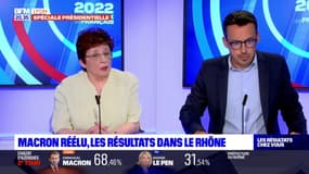 Présidentielle: Michèle Morel (RN) estime que le score de Marine Le Pen "montre une progression de nos idées"