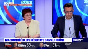 Présidentielle: Michèle Morel (RN) estime que le score de Marine Le Pen "montre une progression de nos idées"