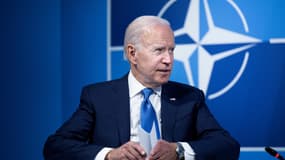 Joe Biden lors d'un sommet de l'Otan à Madrid, en juin 2022