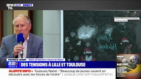 Mort de Nahel à Nanterre: "Il y a moins de violences qu'hier", indique le maire de la ville, Patrick Jarry