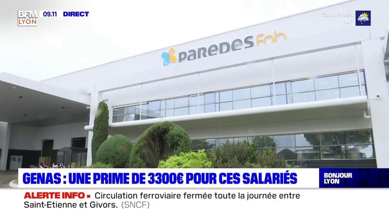 Genas: une entreprise va distribuer une prime de 3300 euros à tous ses salariés