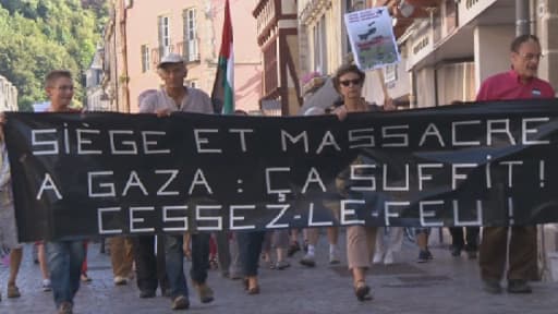 A Quimper, la manifestation pro-Gaza s'est déroulée, lundi, dans une ambiance bon enfant.