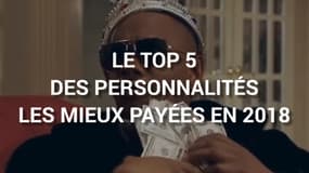 Les personnalités les mieux payées en 2018