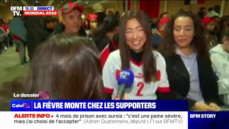 À Mantes-la-Jolie, les supporters du Maroc se préparent pour le match contre la France