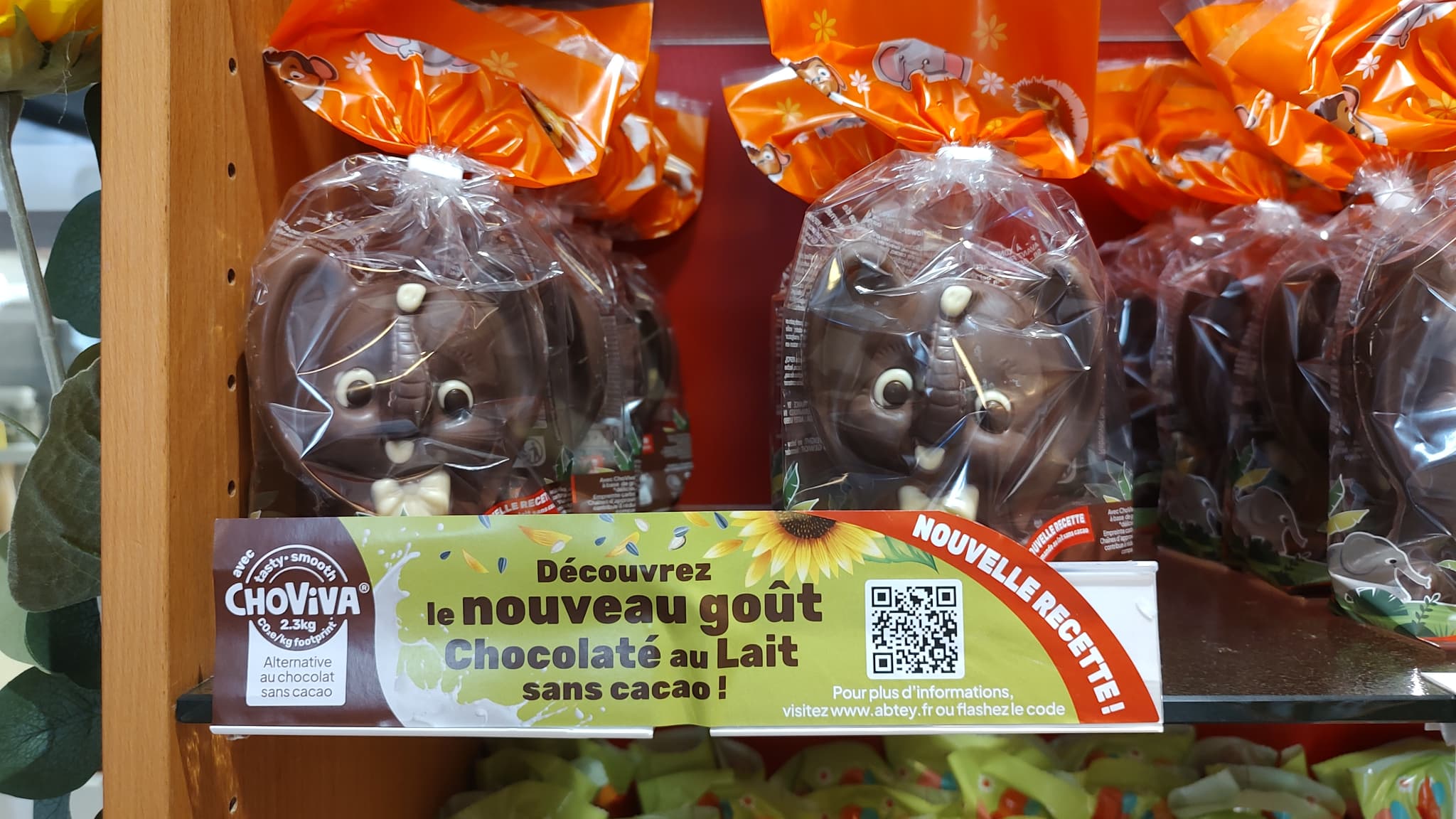 Des moulages en "Choviva" vendus dans la boutique attenante à l'usine Abtey.