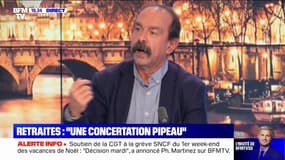 Réforme des retraites: Philippe Martinez dénonce une "concertation pipeau"